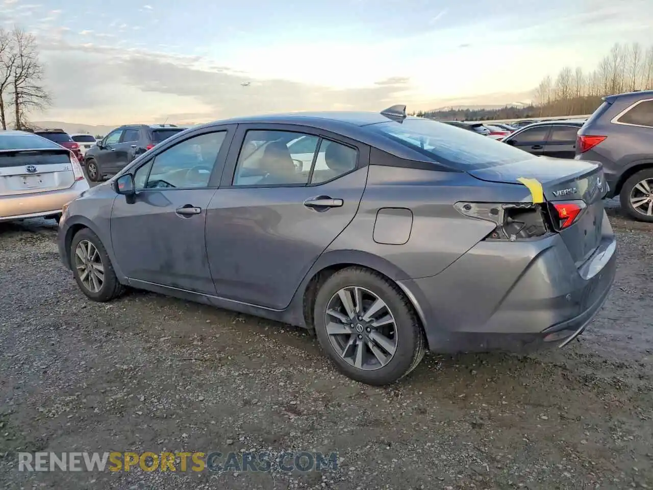 2 Photograph of a damaged car 3N1CN8EV7ML861737 NISSAN VERSA 2021