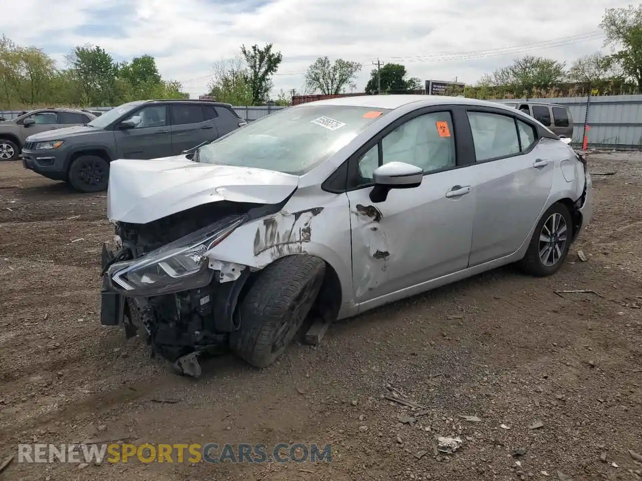 1 Photograph of a damaged car 3N1CN8EV7ML879218 NISSAN VERSA 2021