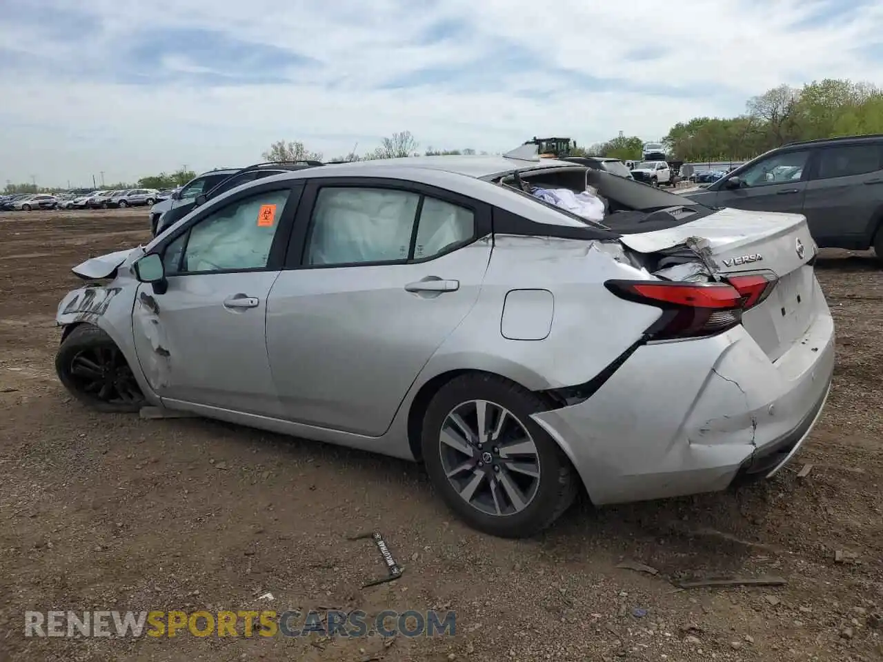 2 Photograph of a damaged car 3N1CN8EV7ML879218 NISSAN VERSA 2021