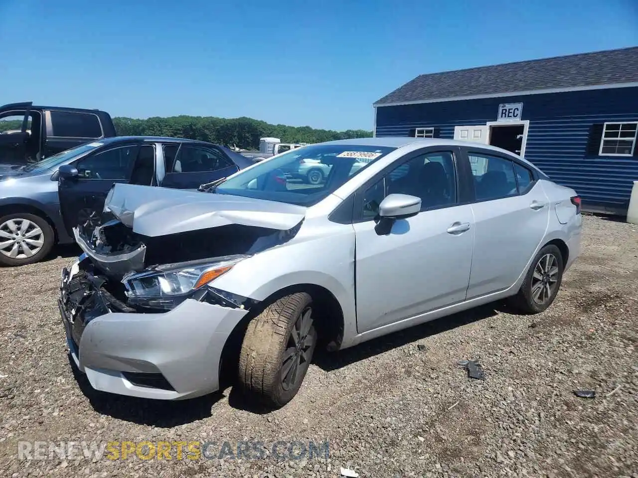 1 Photograph of a damaged car 3N1CN8EV7ML894043 NISSAN VERSA 2021