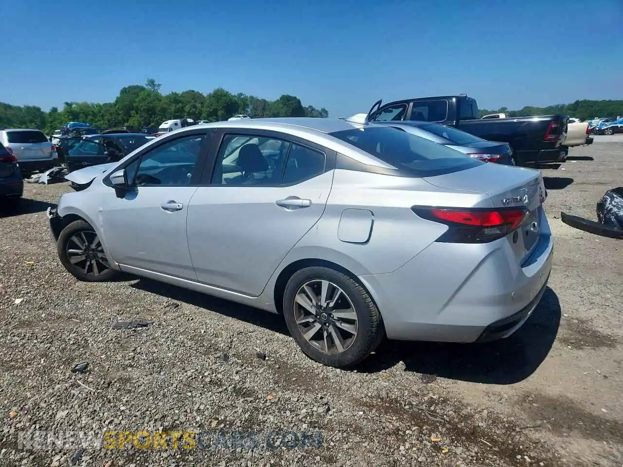 2 Photograph of a damaged car 3N1CN8EV7ML894043 NISSAN VERSA 2021