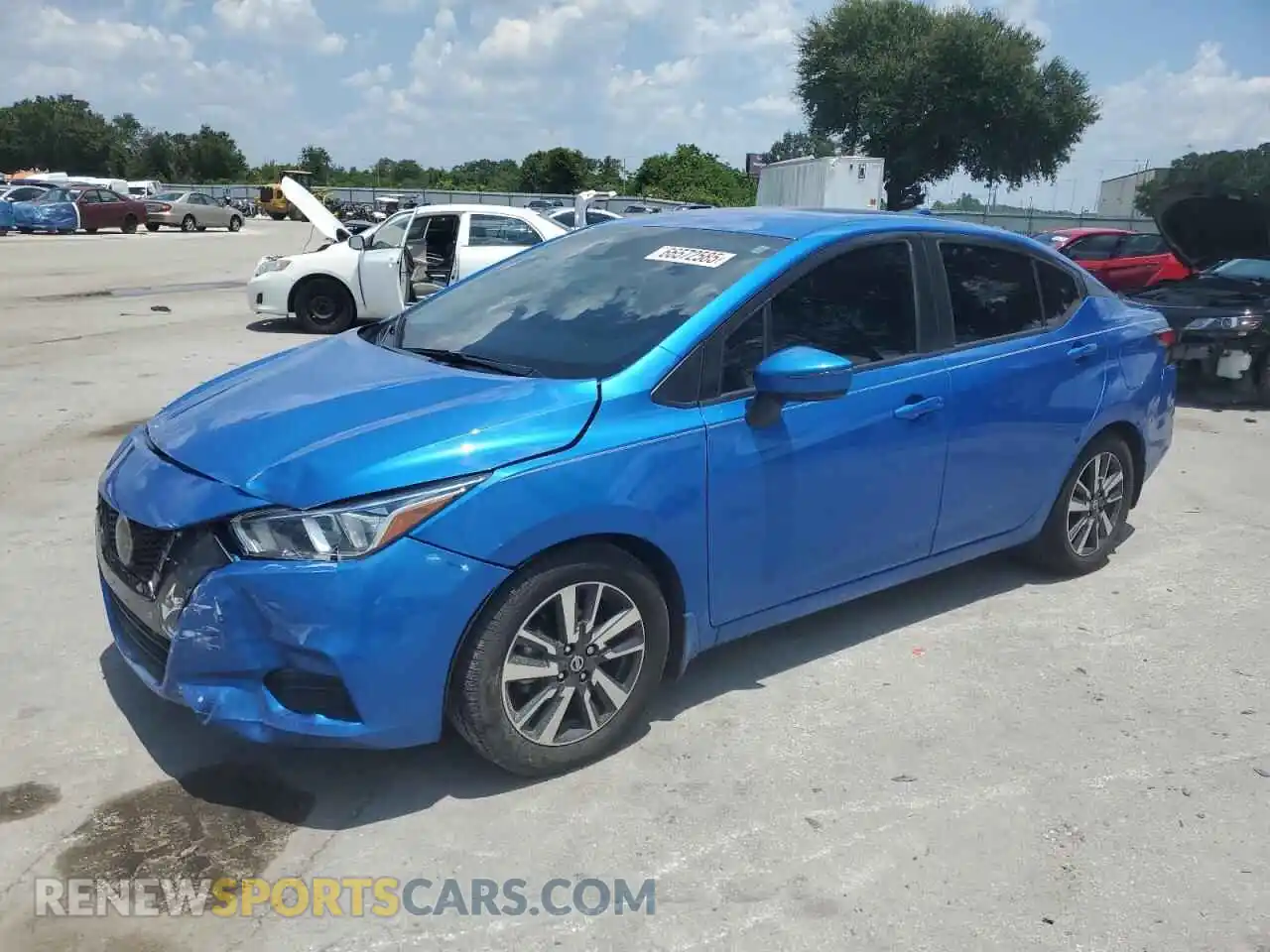 1 Photograph of a damaged car 3N1CN8EV7ML894138 NISSAN VERSA 2021