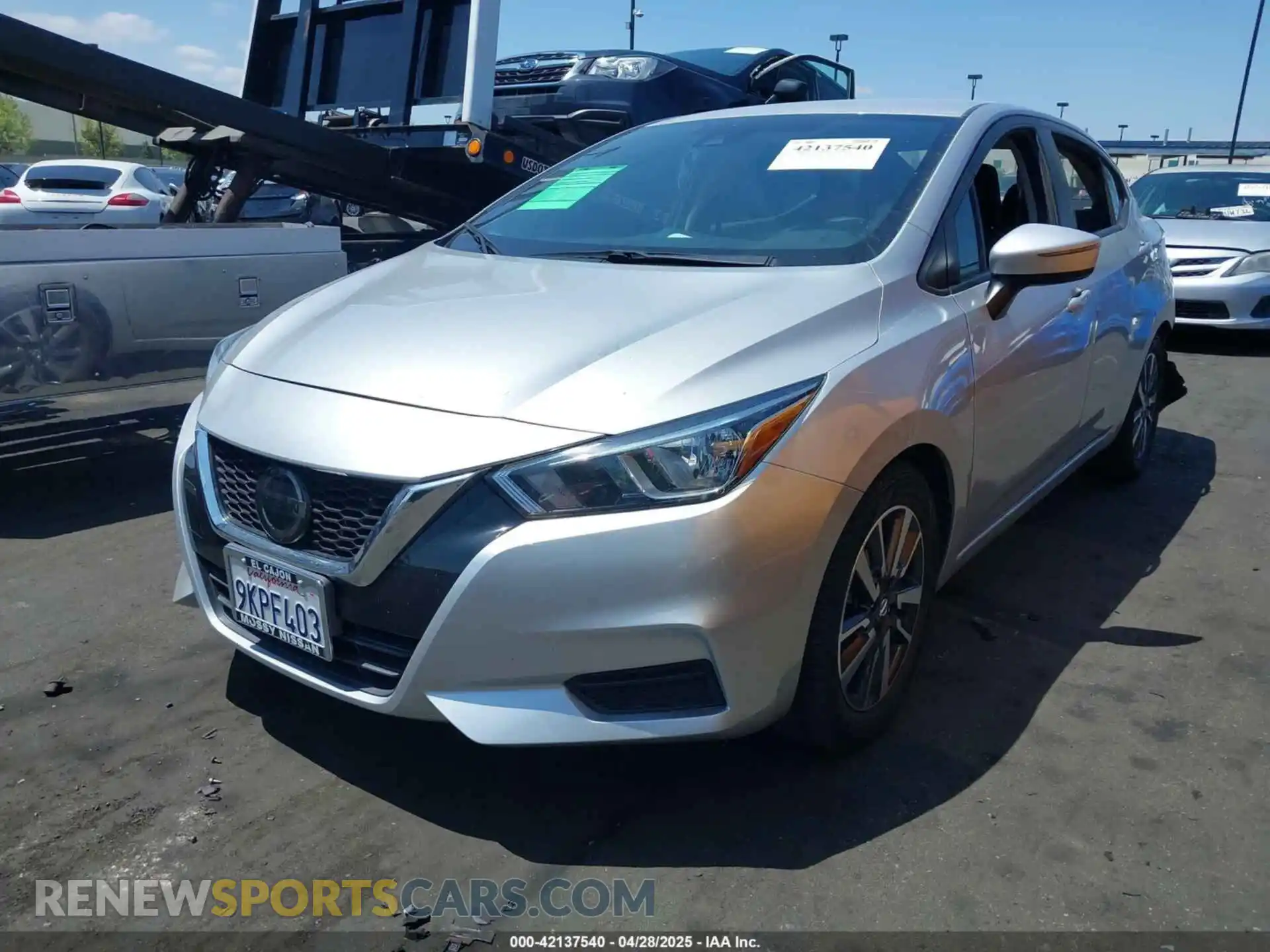 2 Photograph of a damaged car 3N1CN8EV7ML894897 NISSAN VERSA 2021