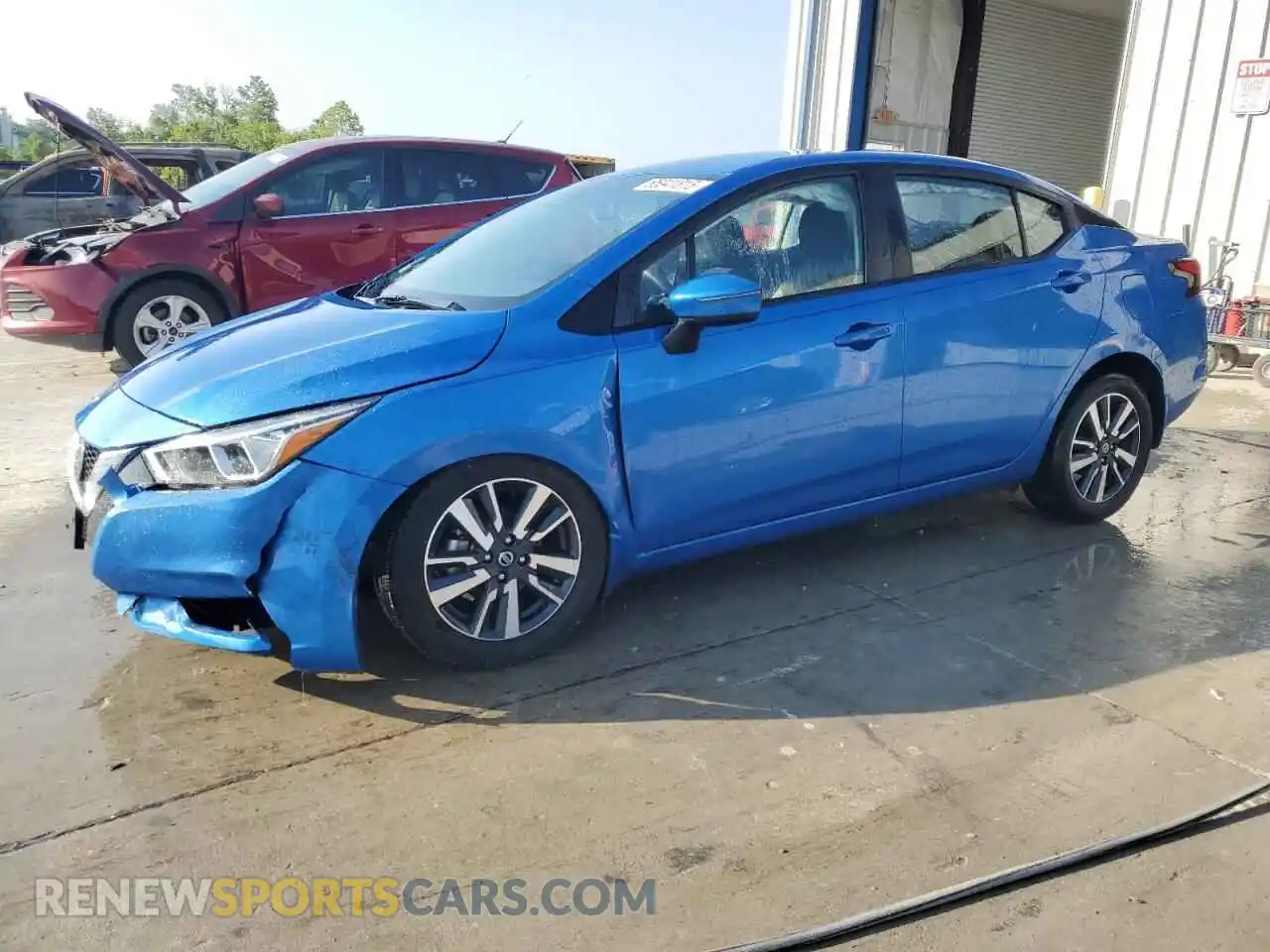 1 Photograph of a damaged car 3N1CN8EV7ML897220 NISSAN VERSA 2021