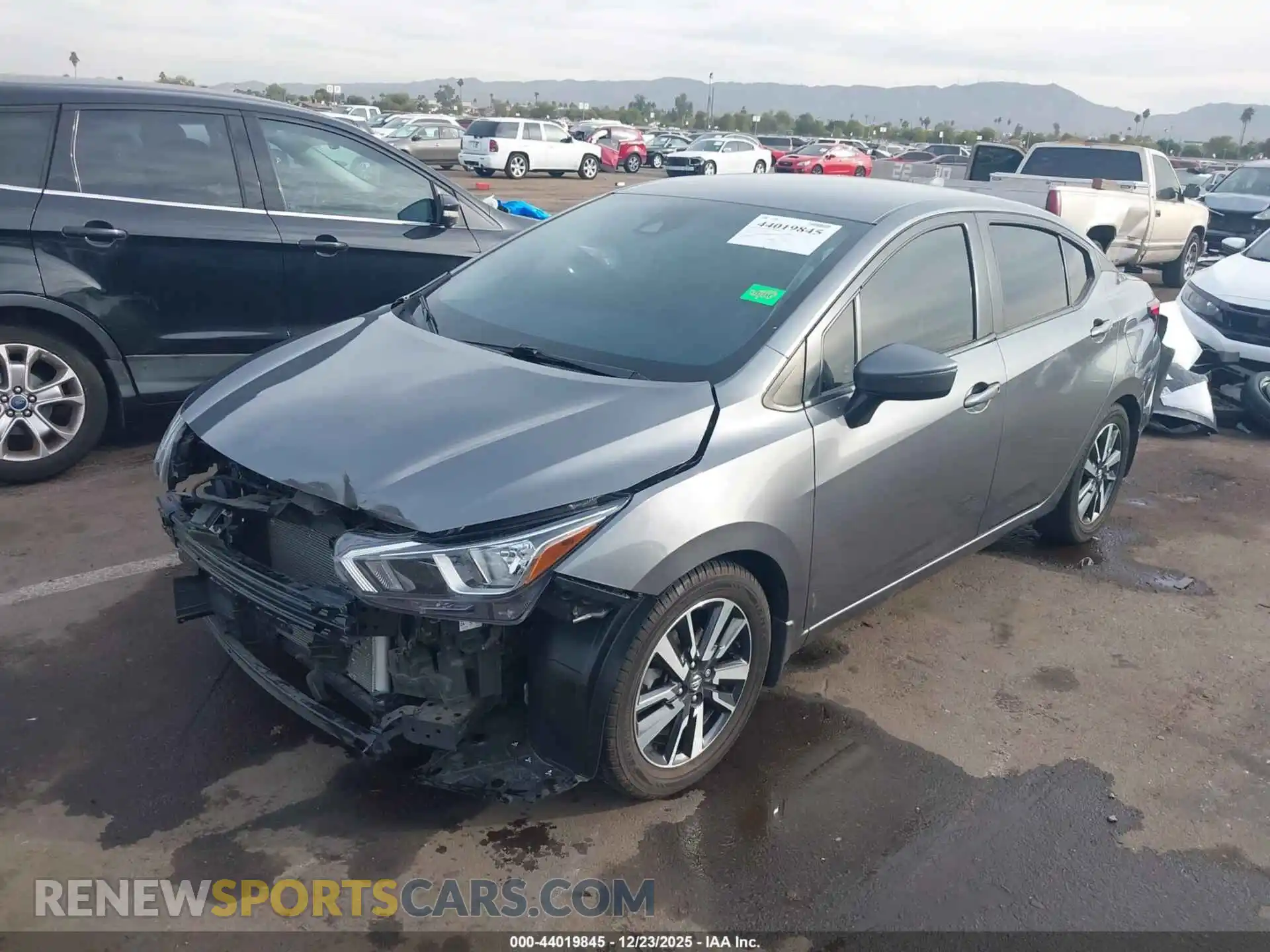 2 Photograph of a damaged car 3N1CN8EV7ML925744 NISSAN VERSA 2021