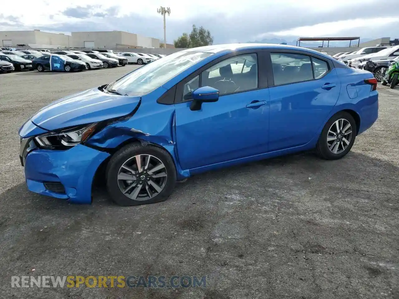 1 Photograph of a damaged car 3N1CN8EV8ML816645 NISSAN VERSA 2021