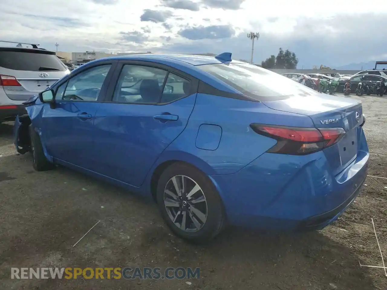 2 Photograph of a damaged car 3N1CN8EV8ML816645 NISSAN VERSA 2021