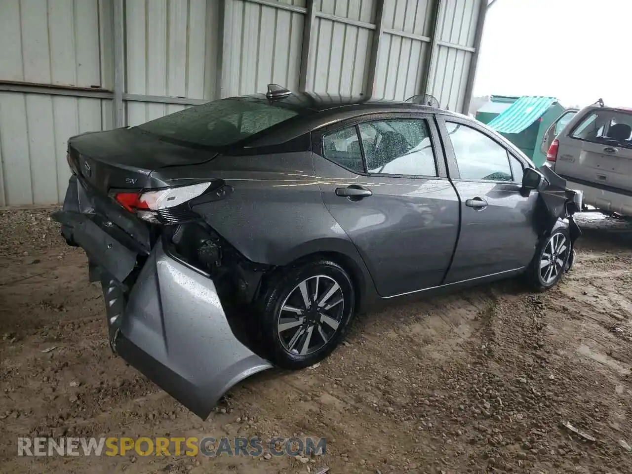 3 fotografías del automóvil dañado 3N1CN8EV8ML820016 NISSAN VERSA 2021