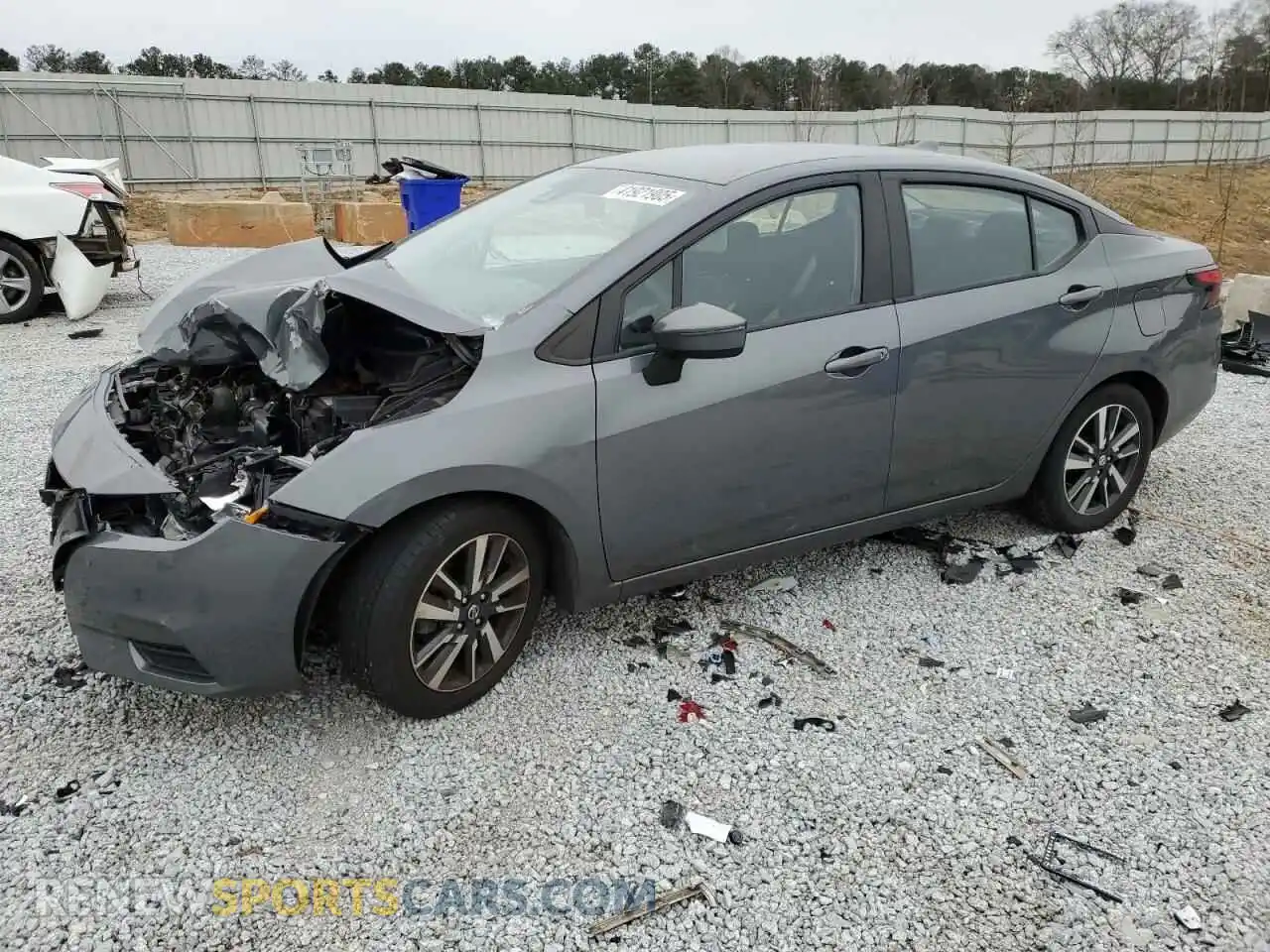 1 Photograph of a damaged car 3N1CN8EV8ML821070 NISSAN VERSA 2021