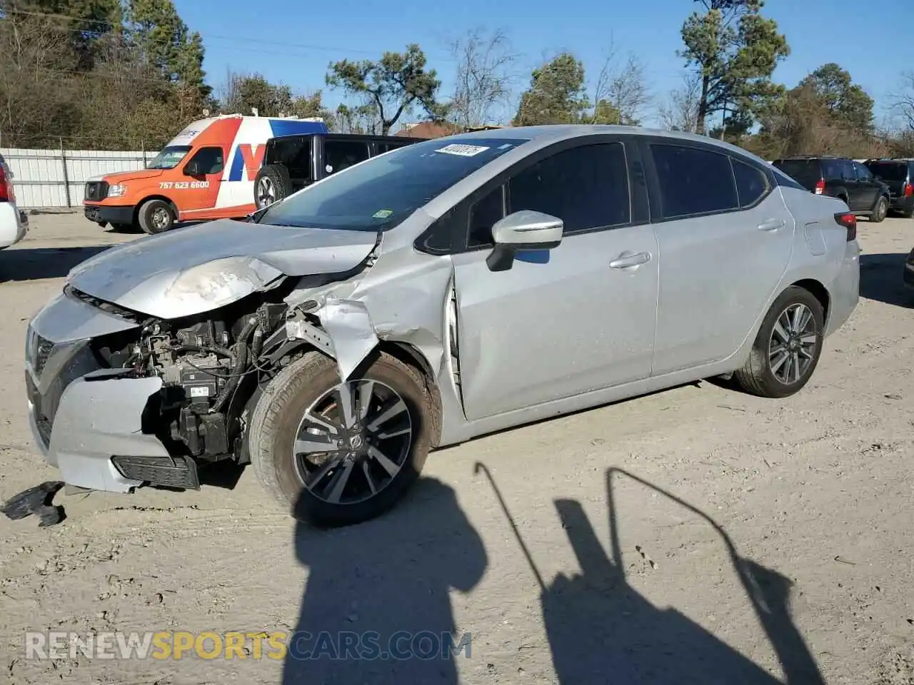 1 Photograph of a damaged car 3N1CN8EV8ML839830 NISSAN VERSA 2021