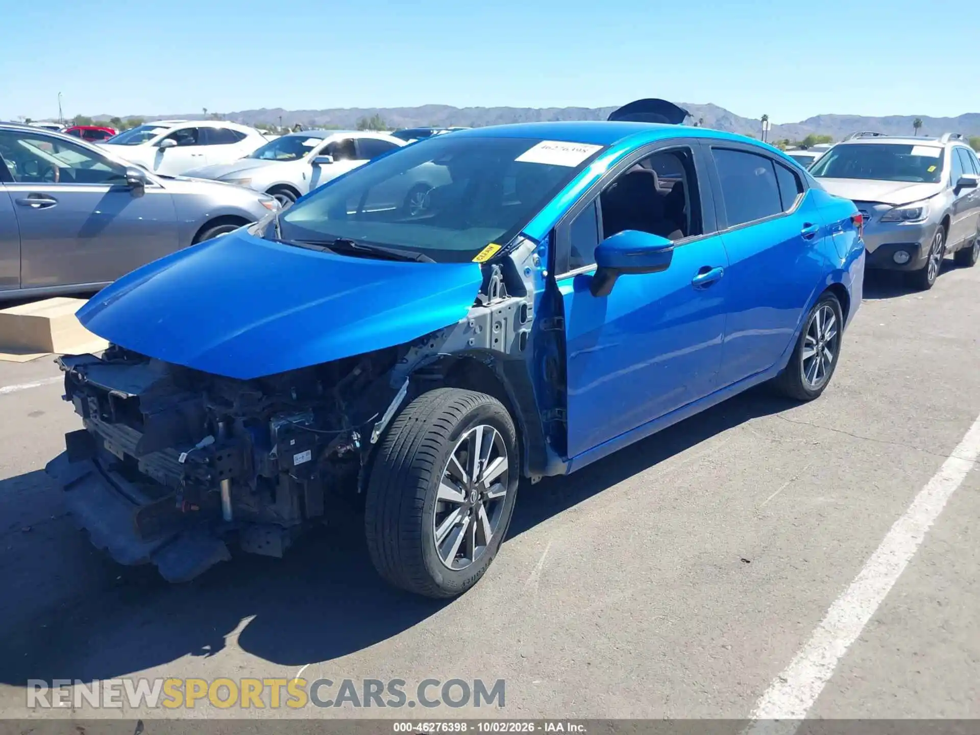 2 Photograph of a damaged car 3N1CN8EV8ML840458 NISSAN VERSA 2021
