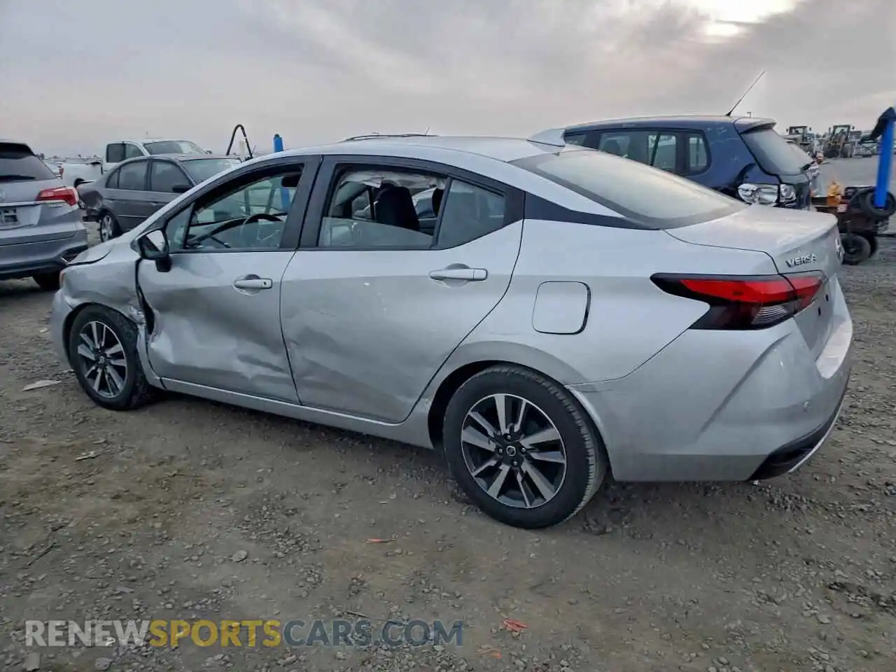 2 Photograph of a damaged car 3N1CN8EV8ML853193 NISSAN VERSA 2021