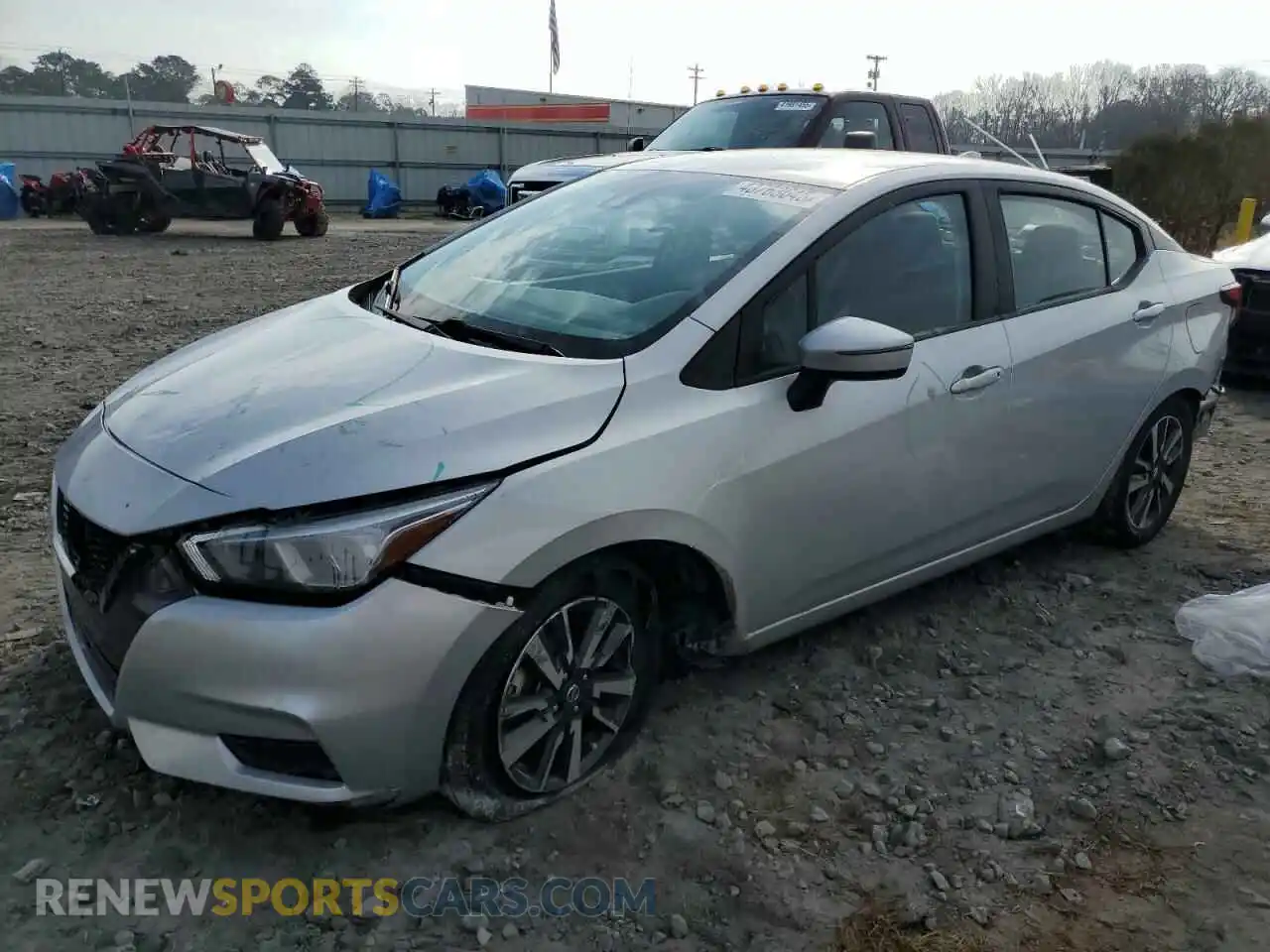 1 Photograph of a damaged car 3N1CN8EV8ML853422 NISSAN VERSA 2021