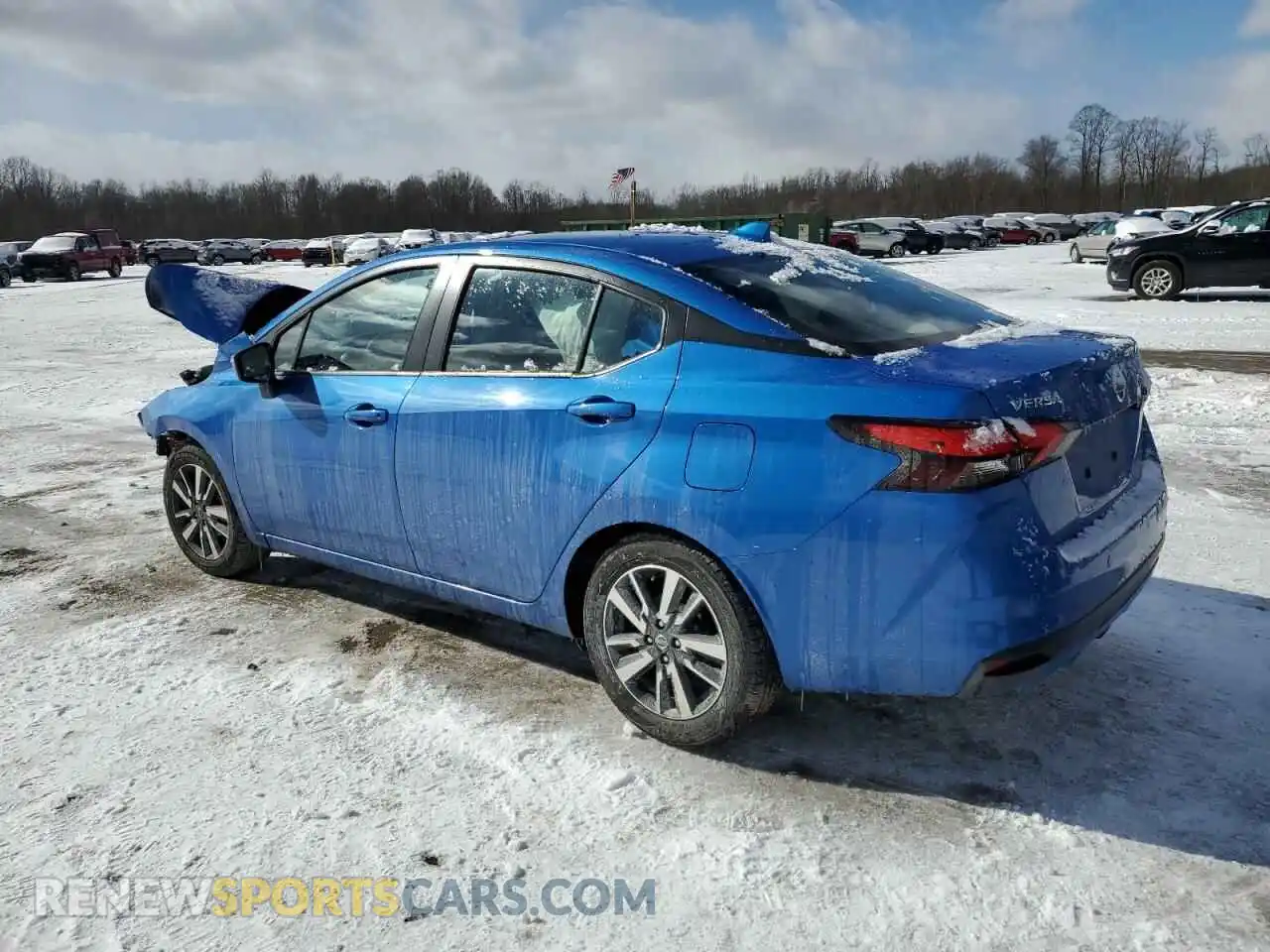 2 Photograph of a damaged car 3N1CN8EV8ML863707 NISSAN VERSA 2021