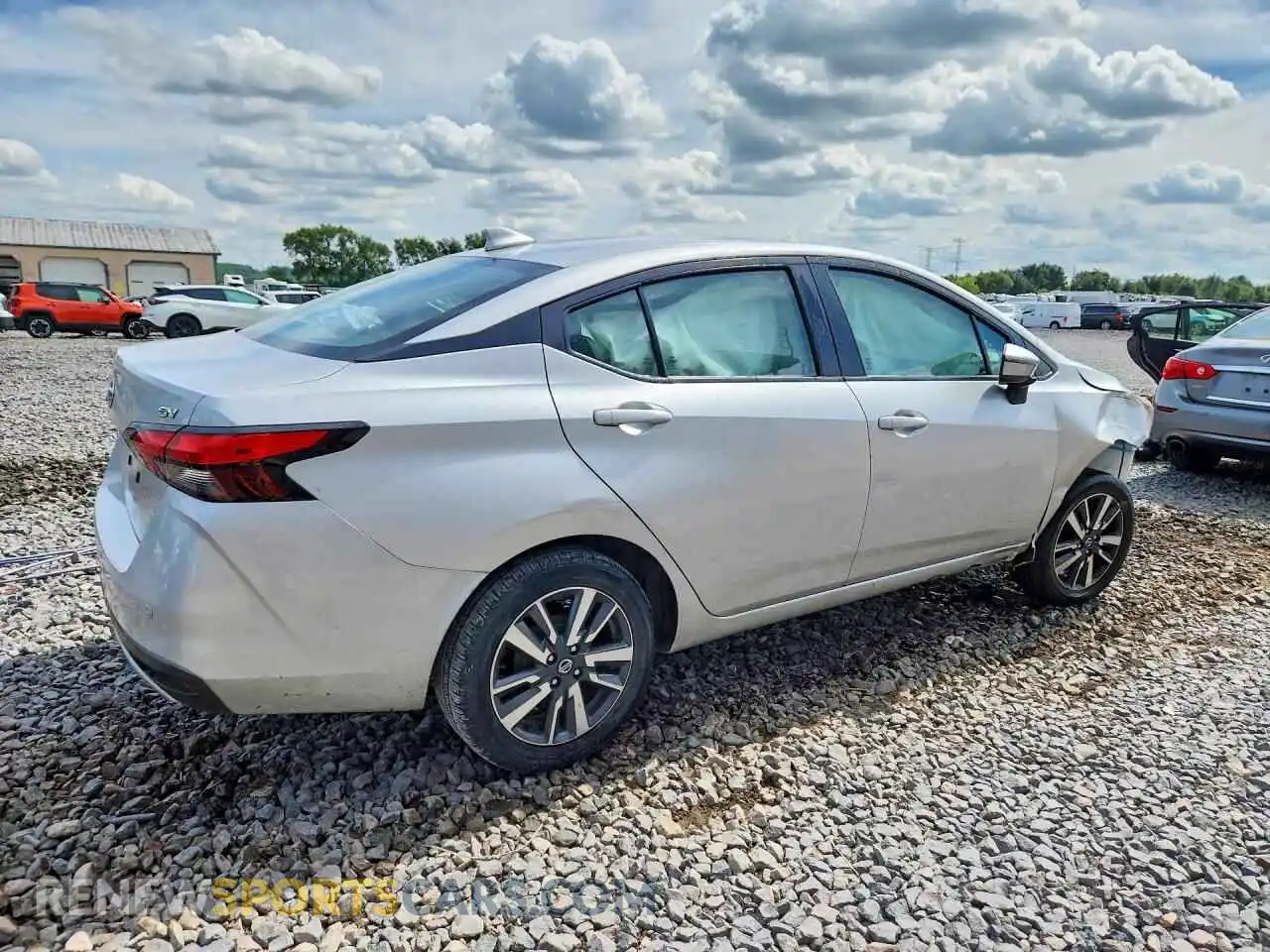3 fotografías del automóvil dañado 3N1CN8EV8ML867675 NISSAN VERSA 2021