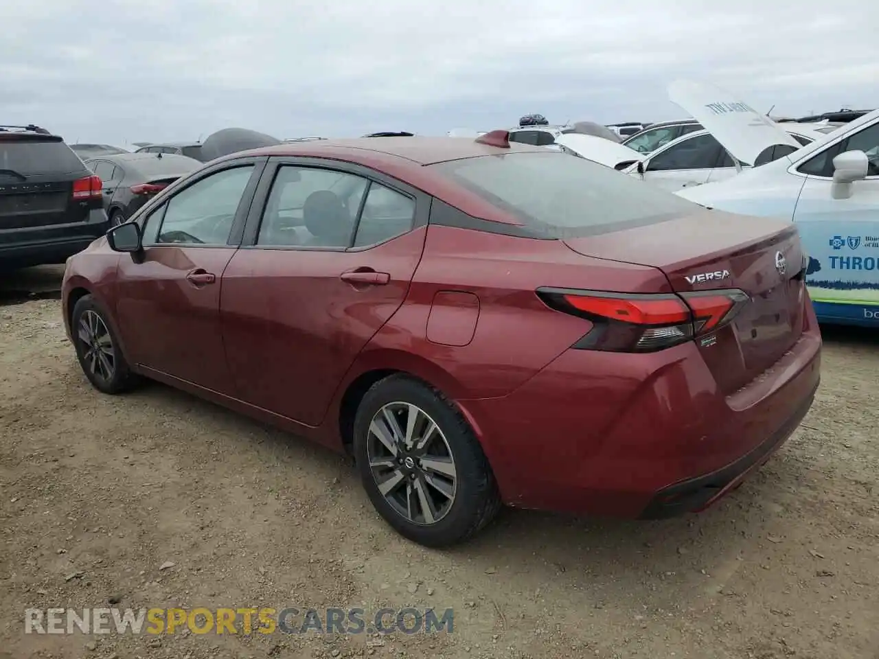 2 Photograph of a damaged car 3N1CN8EV8ML869474 NISSAN VERSA 2021