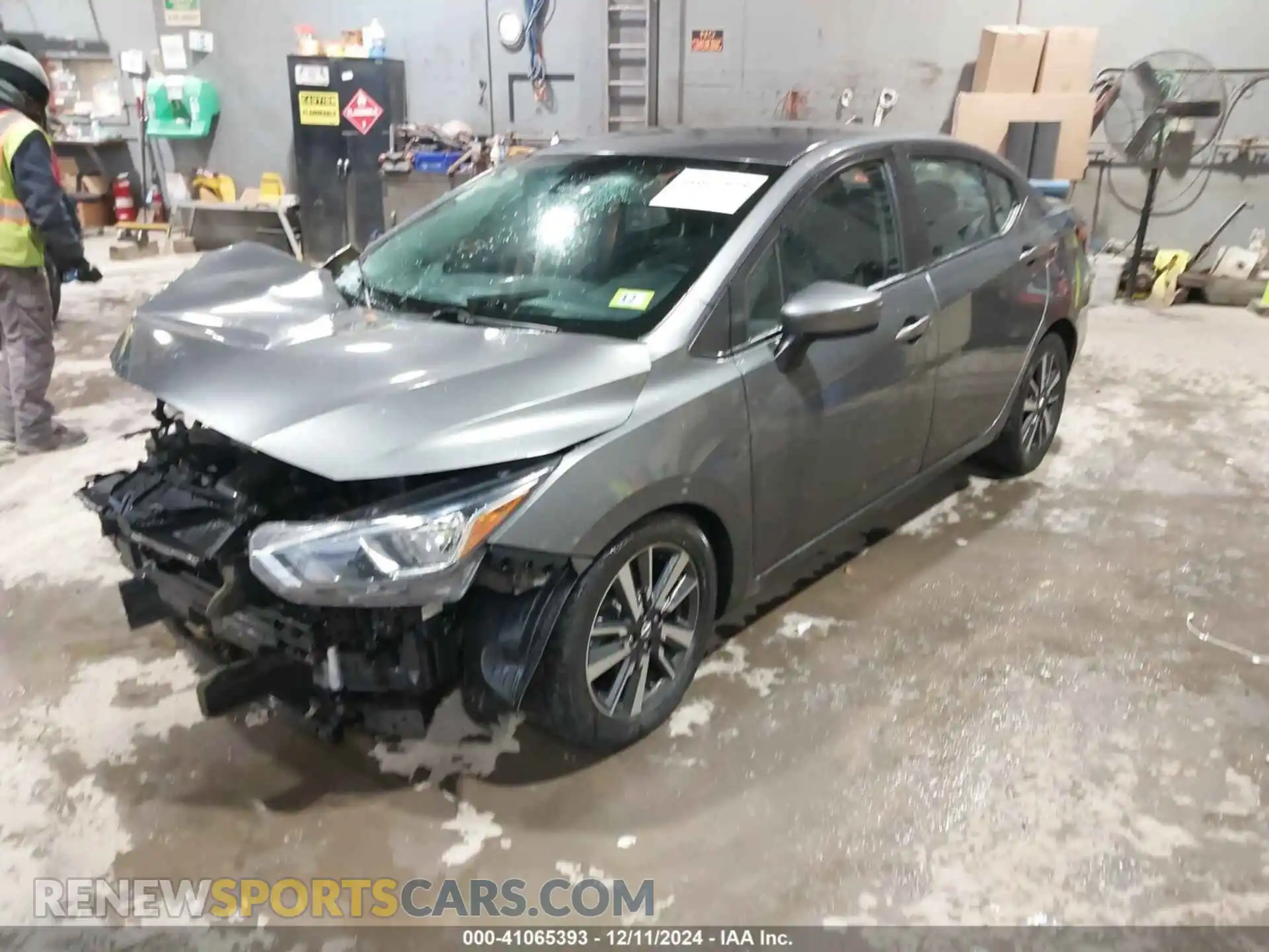 2 Photograph of a damaged car 3N1CN8EV8ML875727 NISSAN VERSA 2021