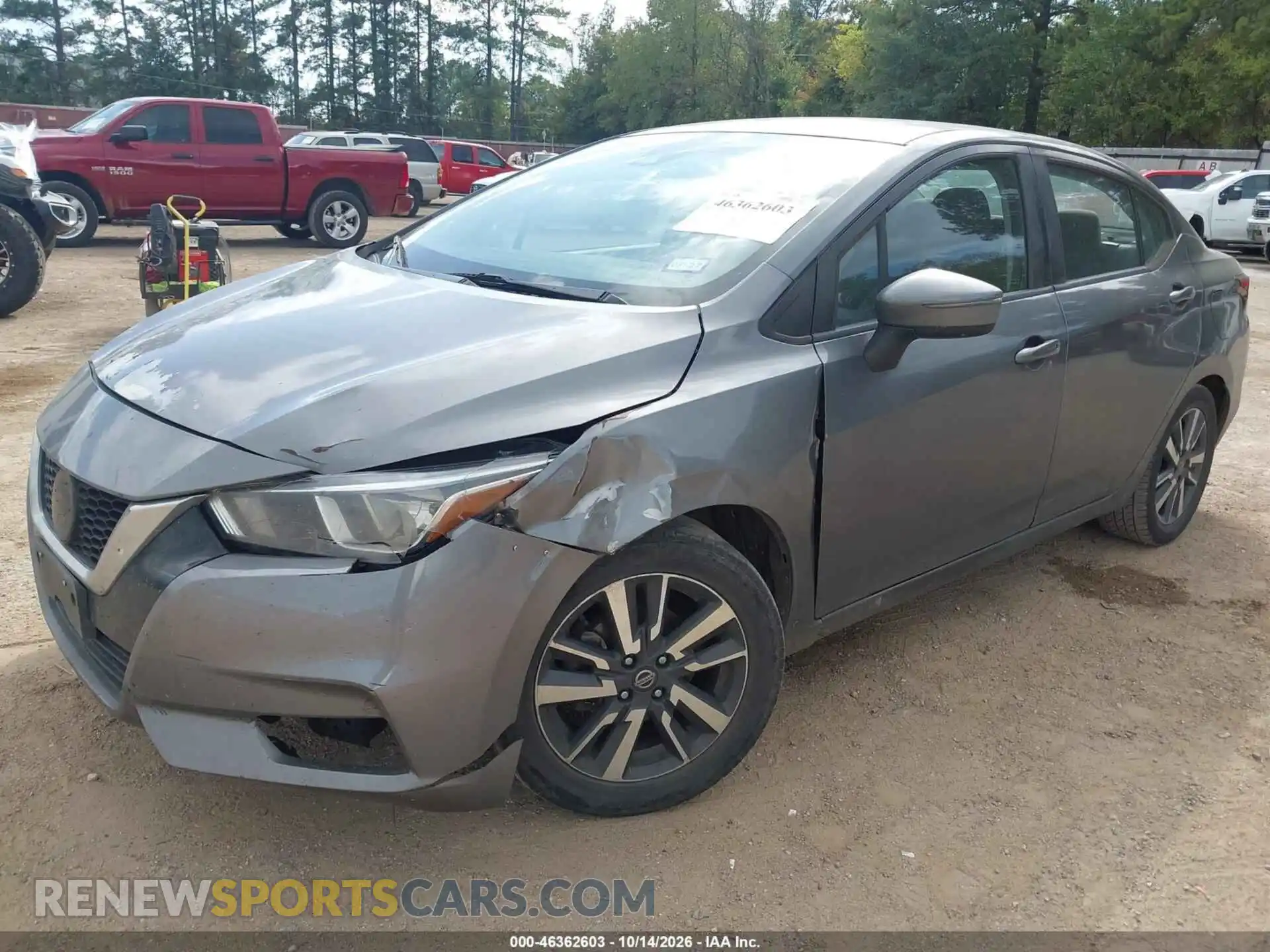 2 Photograph of a damaged car 3N1CN8EV8ML876070 NISSAN VERSA 2021
