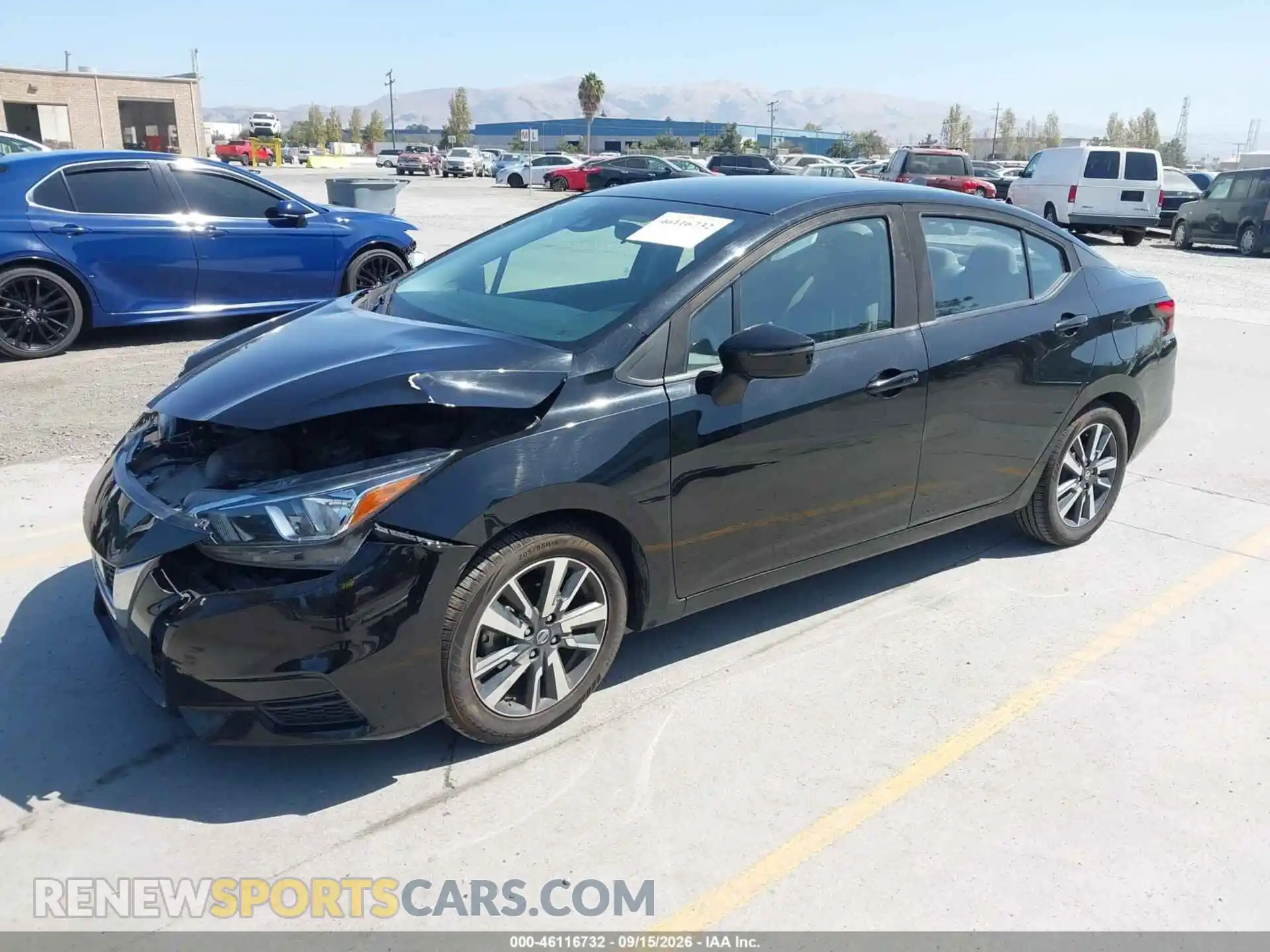 2 Photograph of a damaged car 3N1CN8EV8ML876490 NISSAN VERSA 2021