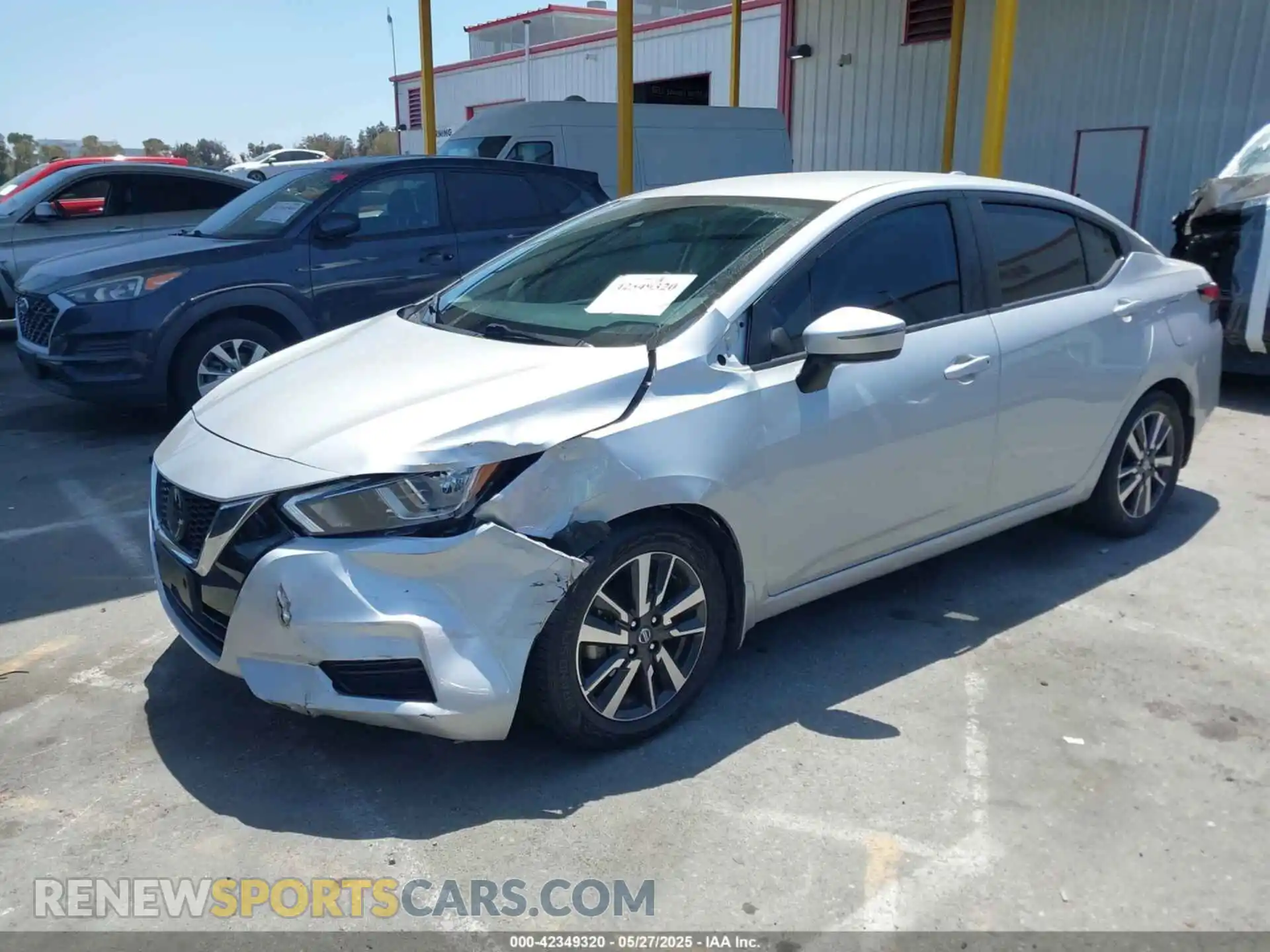 2 Photograph of a damaged car 3N1CN8EV8ML880233 NISSAN VERSA 2021