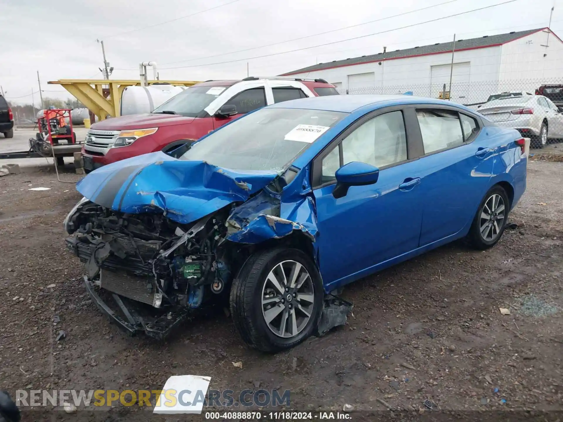 2 Photograph of a damaged car 3N1CN8EV8ML889966 NISSAN VERSA 2021