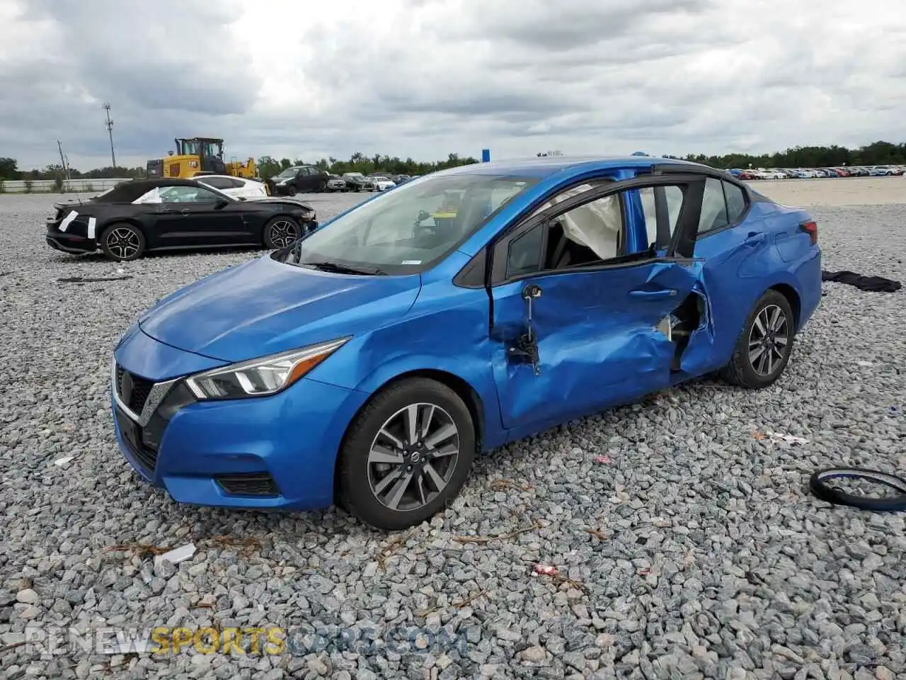 1 Photograph of a damaged car 3N1CN8EV8ML912842 NISSAN VERSA 2021