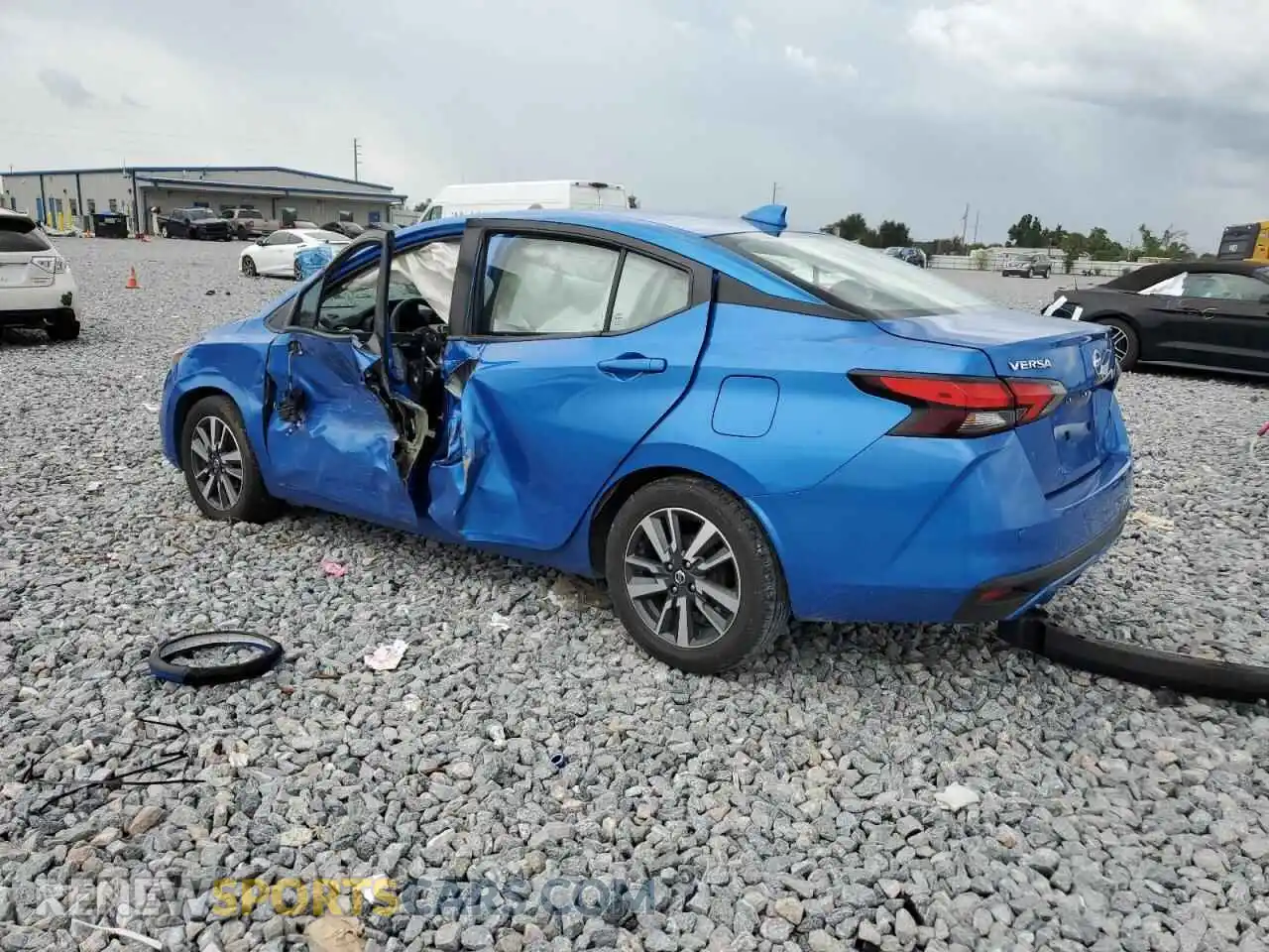 2 Photograph of a damaged car 3N1CN8EV8ML912842 NISSAN VERSA 2021