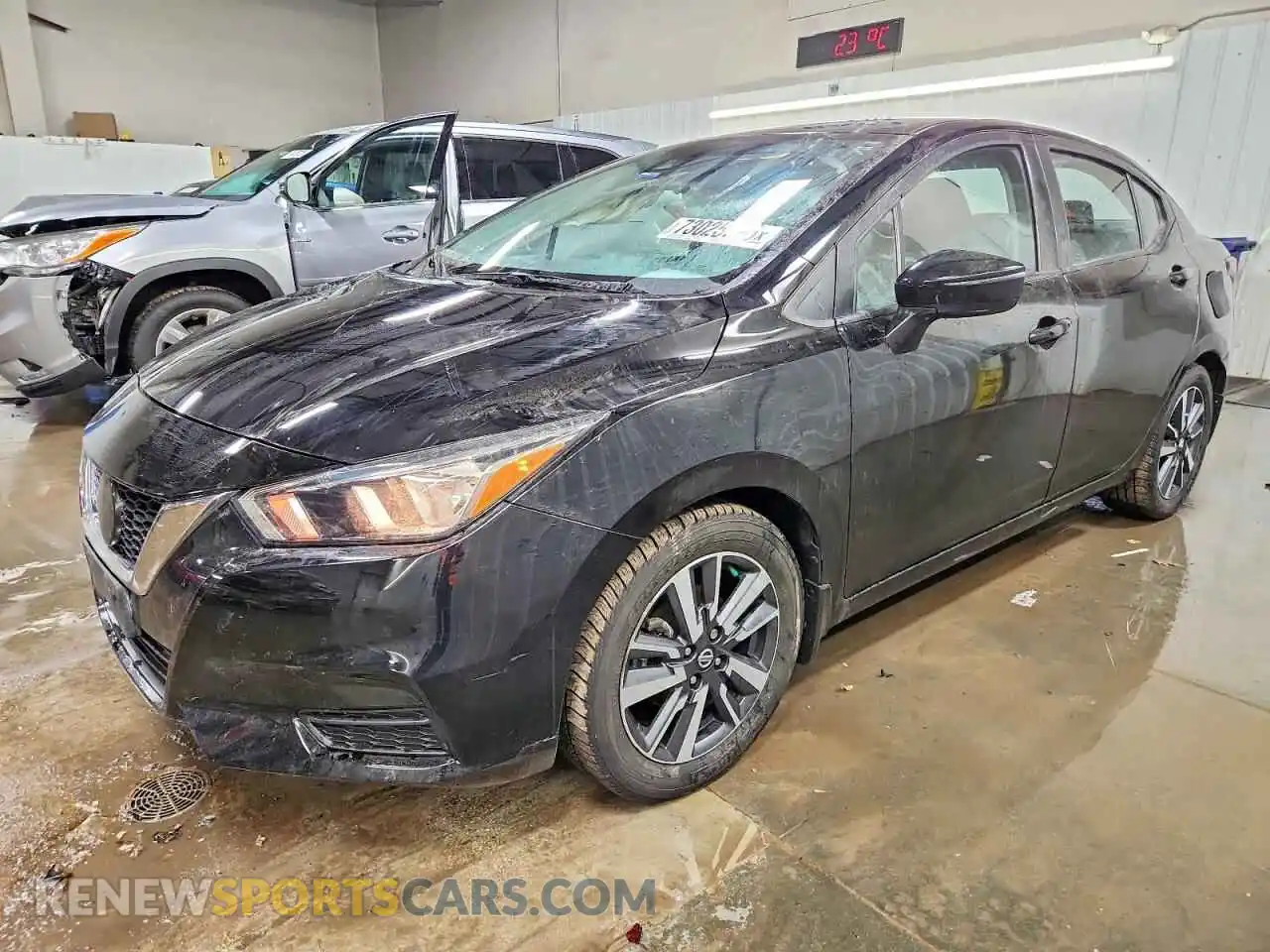 1 Photograph of a damaged car 3N1CN8EV8ML914641 NISSAN VERSA 2021