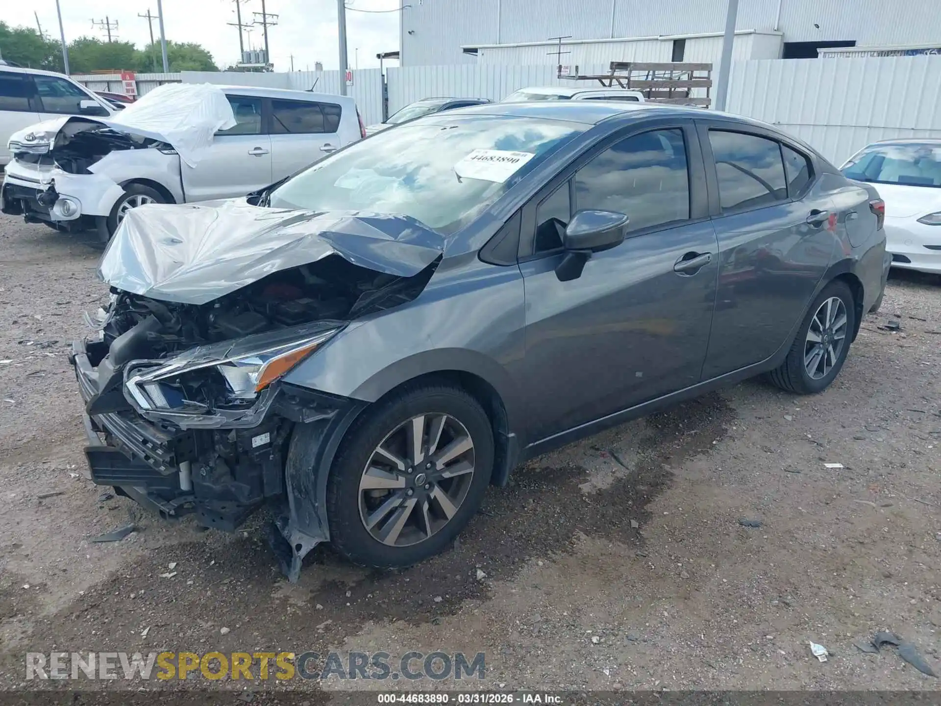 2 Photograph of a damaged car 3N1CN8EV8ML915059 NISSAN VERSA 2021