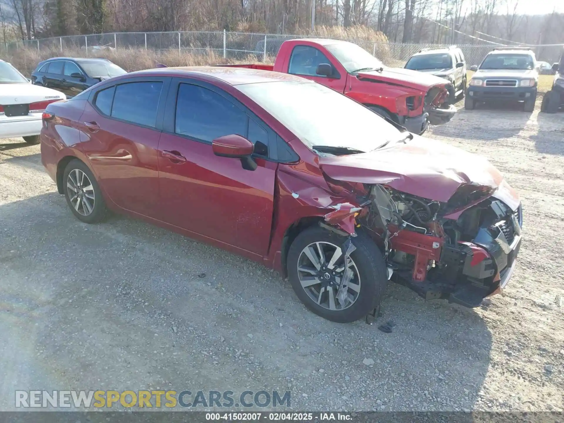 1 Photograph of a damaged car 3N1CN8EV8ML923422 NISSAN VERSA 2021