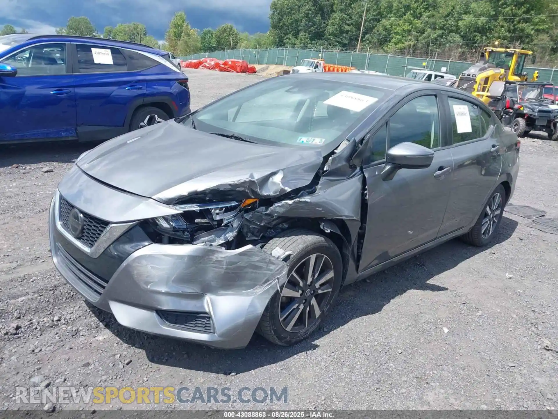 2 Photograph of a damaged car 3N1CN8EV9ML819148 NISSAN VERSA 2021