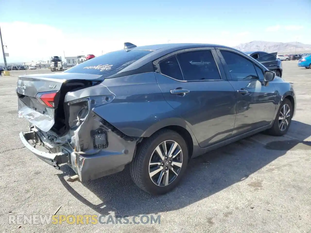 3 Photograph of a damaged car 3N1CN8EV9ML826603 NISSAN VERSA 2021