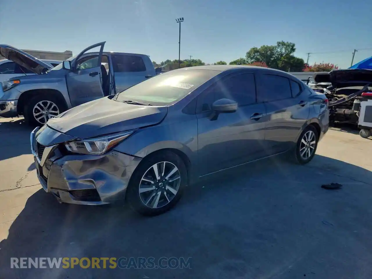 2 Photograph of a damaged car 3N1CN8EV9ML826620 NISSAN VERSA 2021