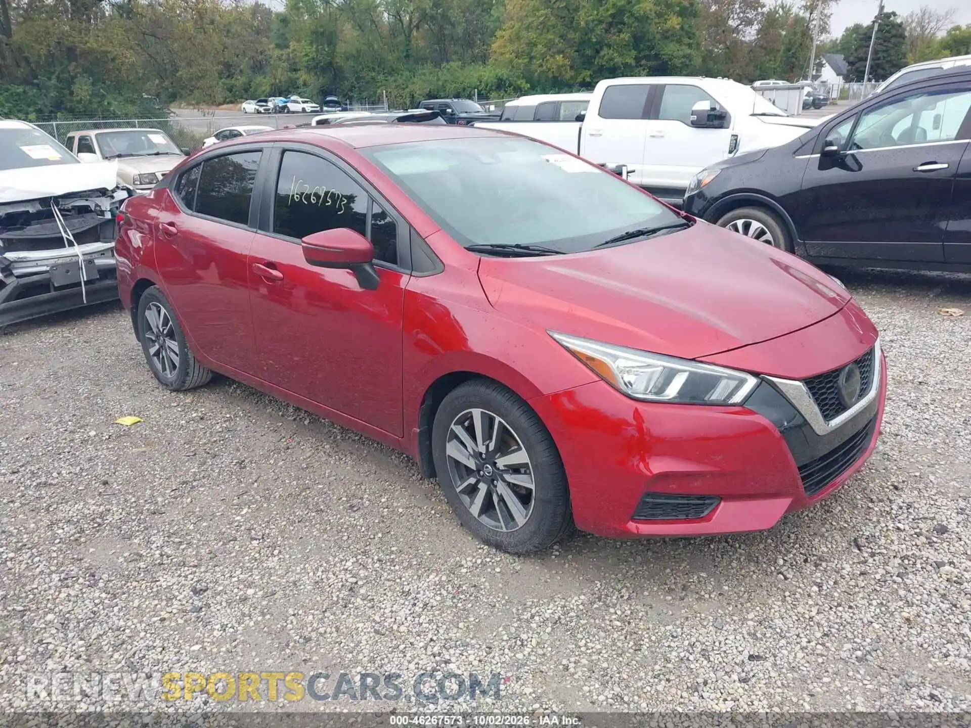 1 Photograph of a damaged car 3N1CN8EV9ML826780 NISSAN VERSA 2021