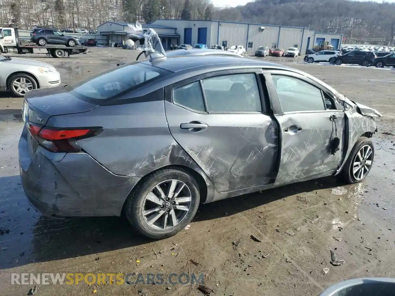 3 Photograph of a damaged car 3N1CN8EV9ML827296 NISSAN VERSA 2021