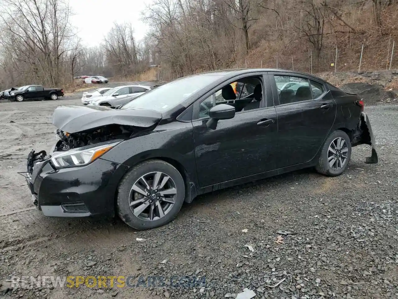 1 Photograph of a damaged car 3N1CN8EV9ML827718 NISSAN VERSA 2021