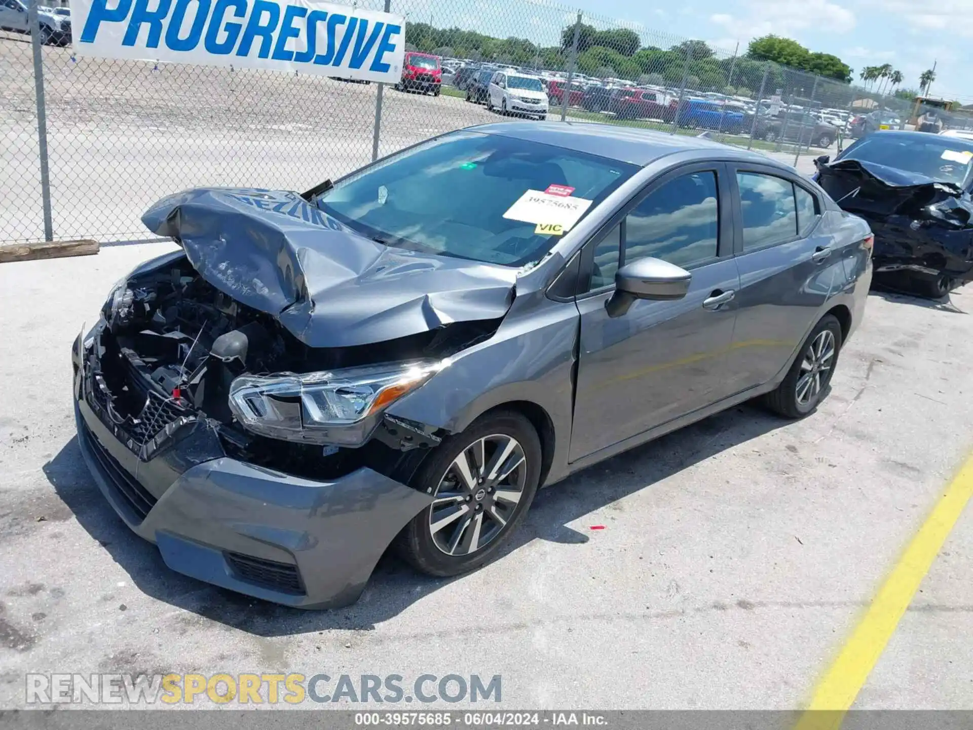 2 Photograph of a damaged car 3N1CN8EV9ML841425 NISSAN VERSA 2021