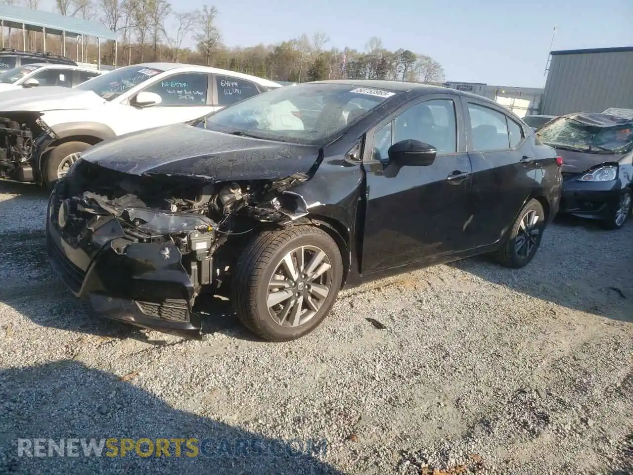 1 Photograph of a damaged car 3N1CN8EV9ML844776 NISSAN VERSA 2021