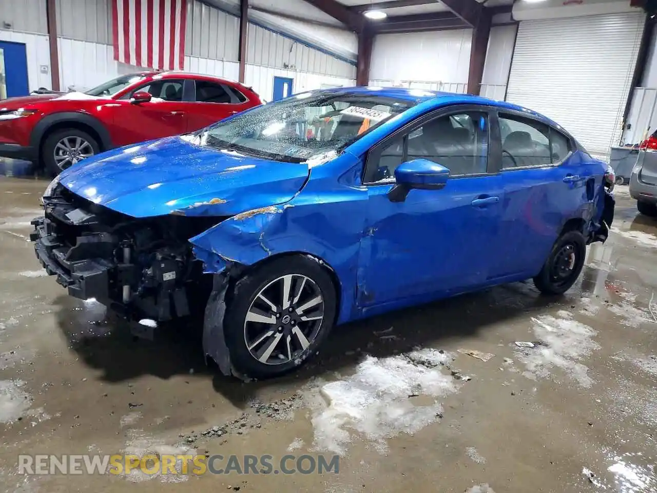1 Photograph of a damaged car 3N1CN8EV9ML846107 NISSAN VERSA 2021