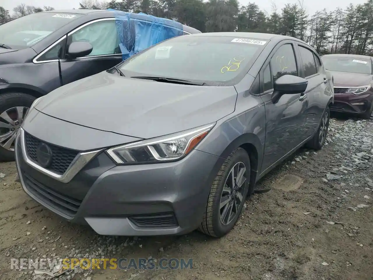 1 Photograph of a damaged car 3N1CN8EV9ML848066 NISSAN VERSA 2021