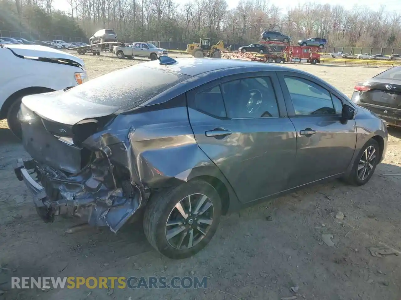 3 Photograph of a damaged car 3N1CN8EV9ML848066 NISSAN VERSA 2021