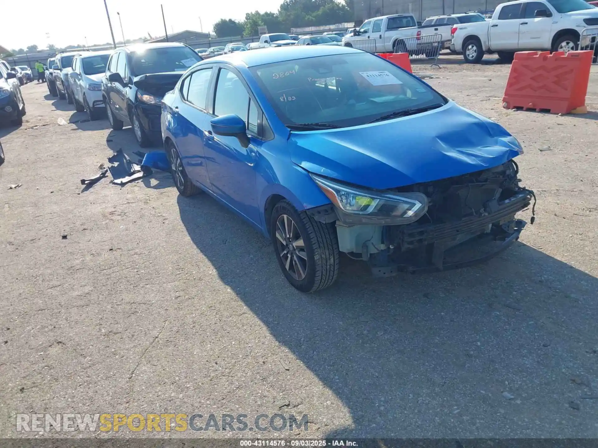 1 Photograph of a damaged car 3N1CN8EV9ML854966 NISSAN VERSA 2021