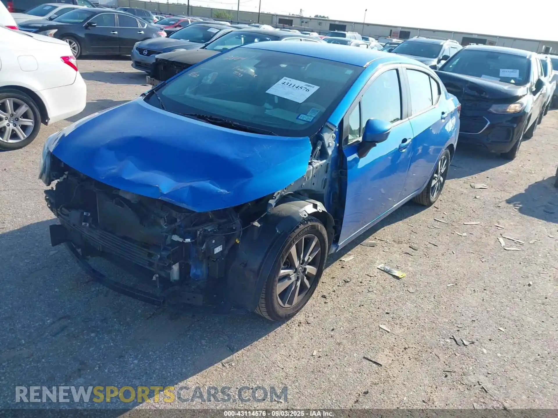 2 Photograph of a damaged car 3N1CN8EV9ML854966 NISSAN VERSA 2021