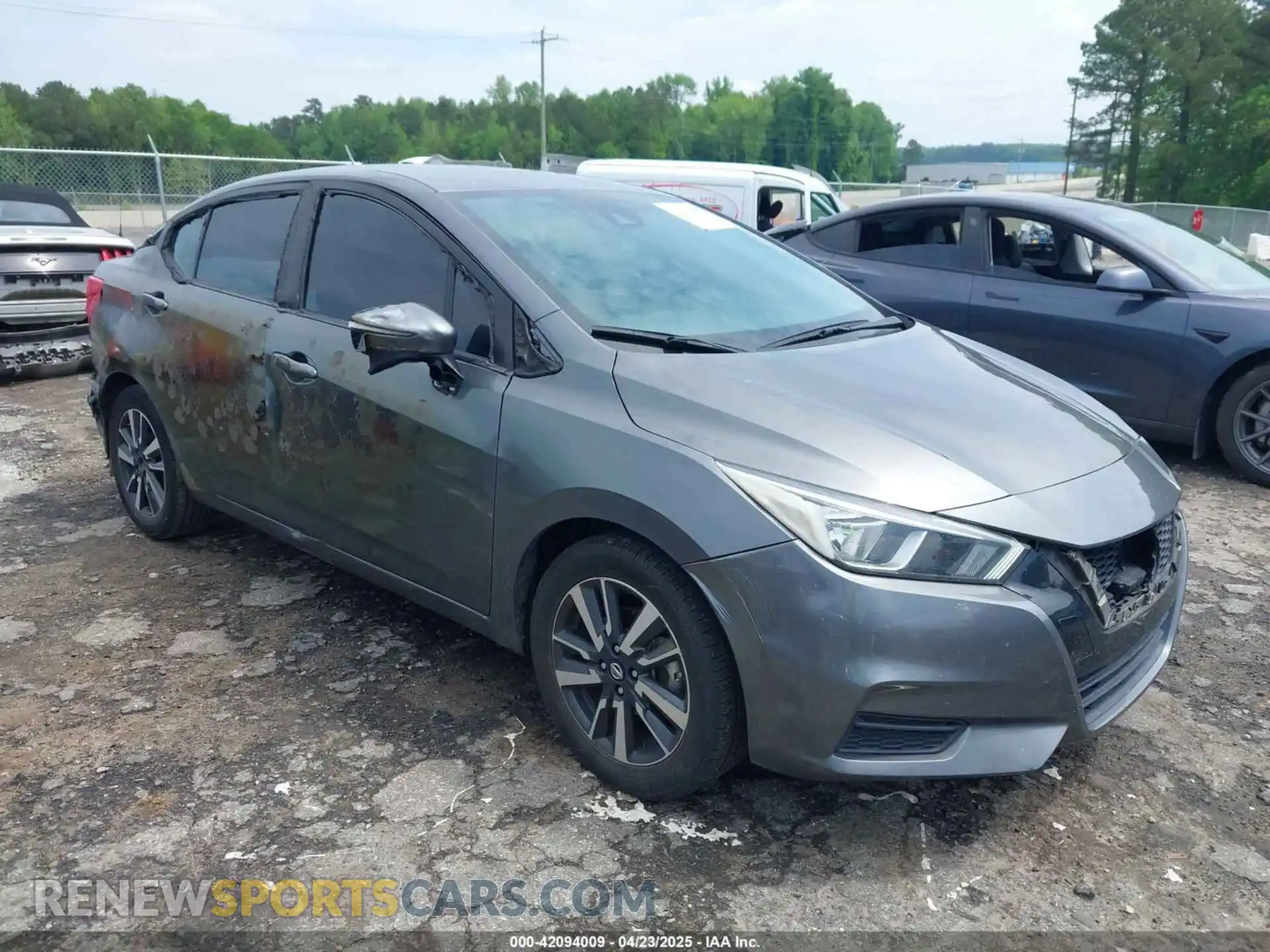 1 Photograph of a damaged car 3N1CN8EV9ML856491 NISSAN VERSA 2021