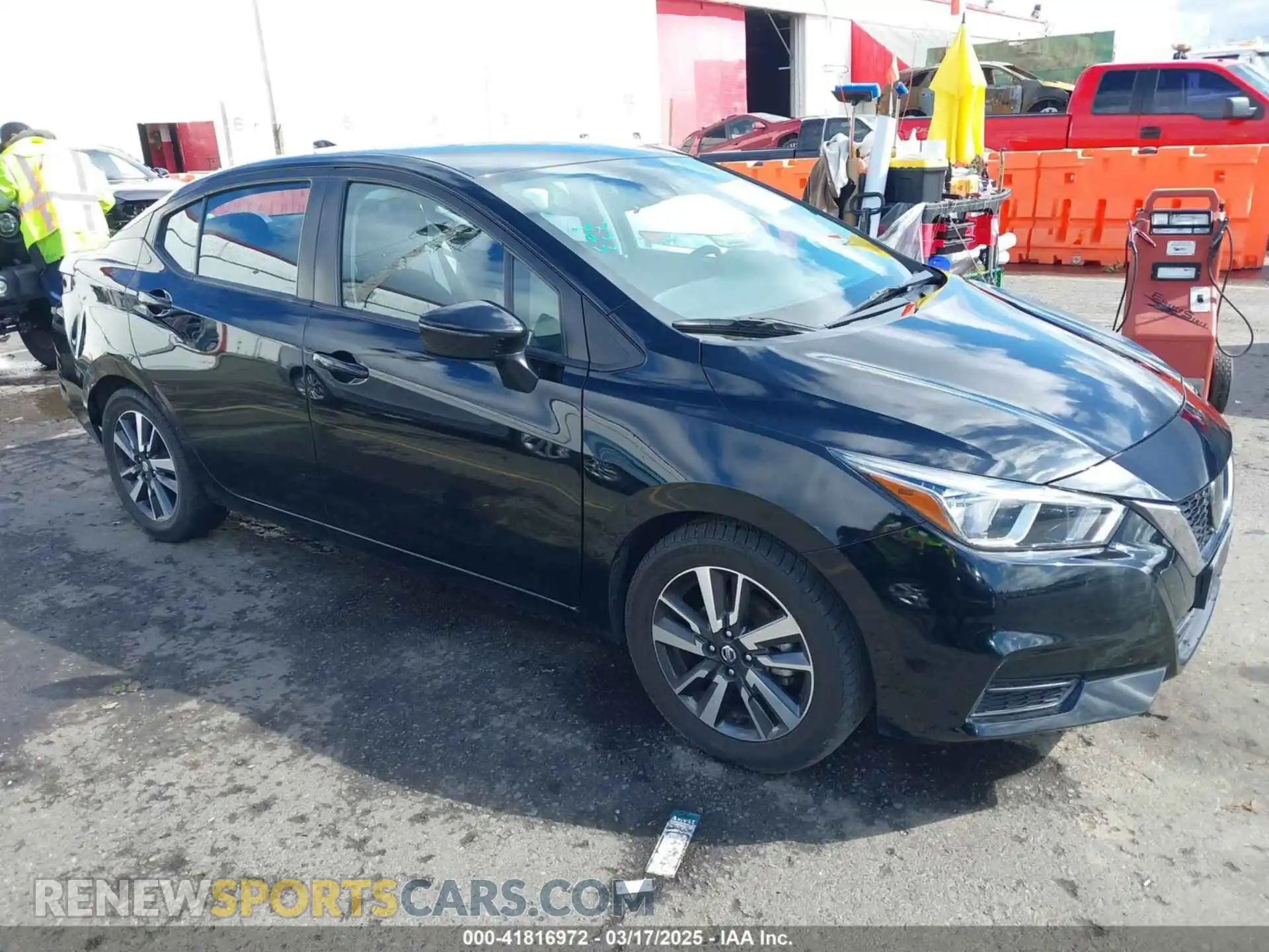 1 Photograph of a damaged car 3N1CN8EV9ML873632 NISSAN VERSA 2021