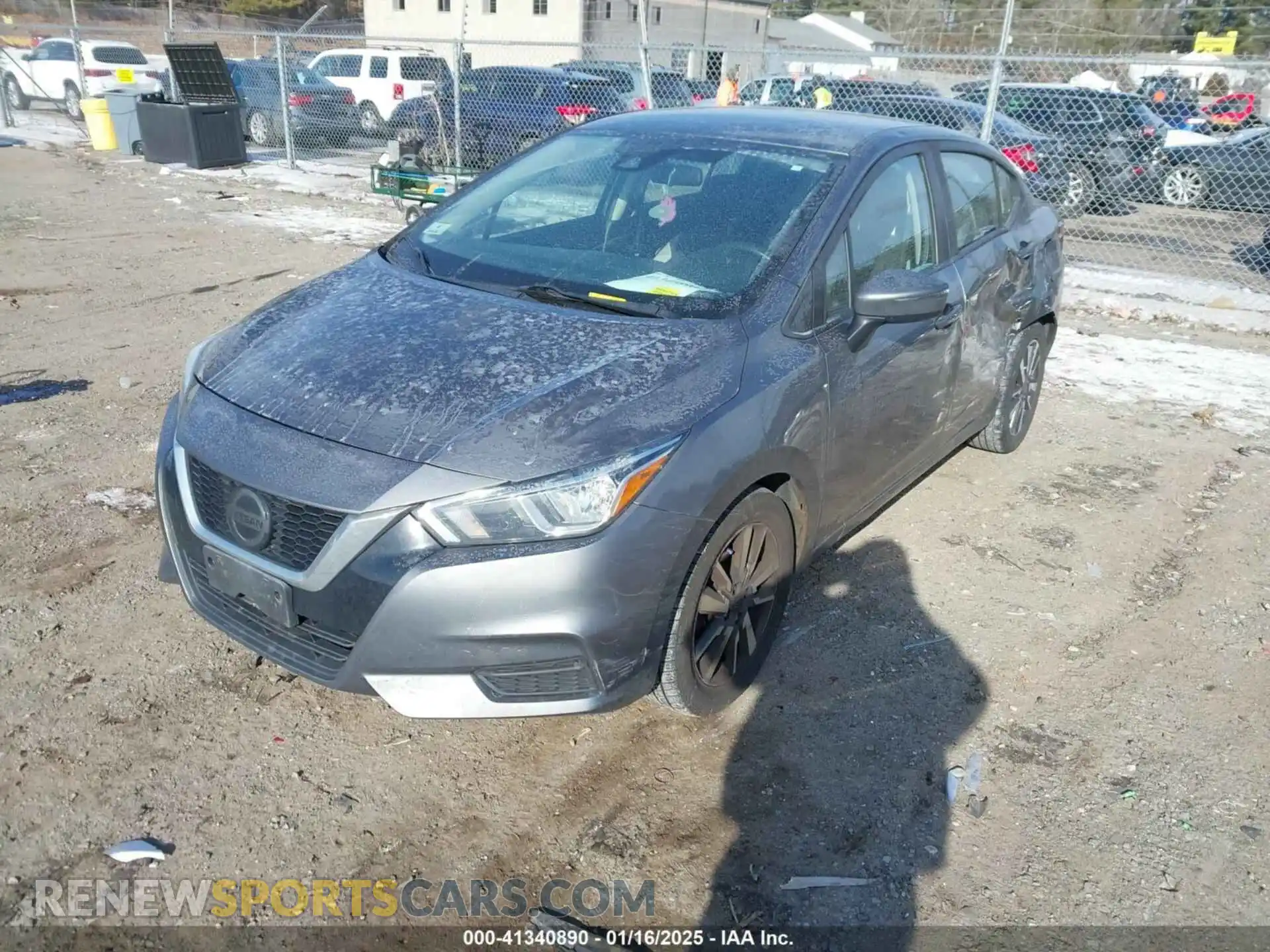2 Photograph of a damaged car 3N1CN8EV9ML886249 NISSAN VERSA 2021