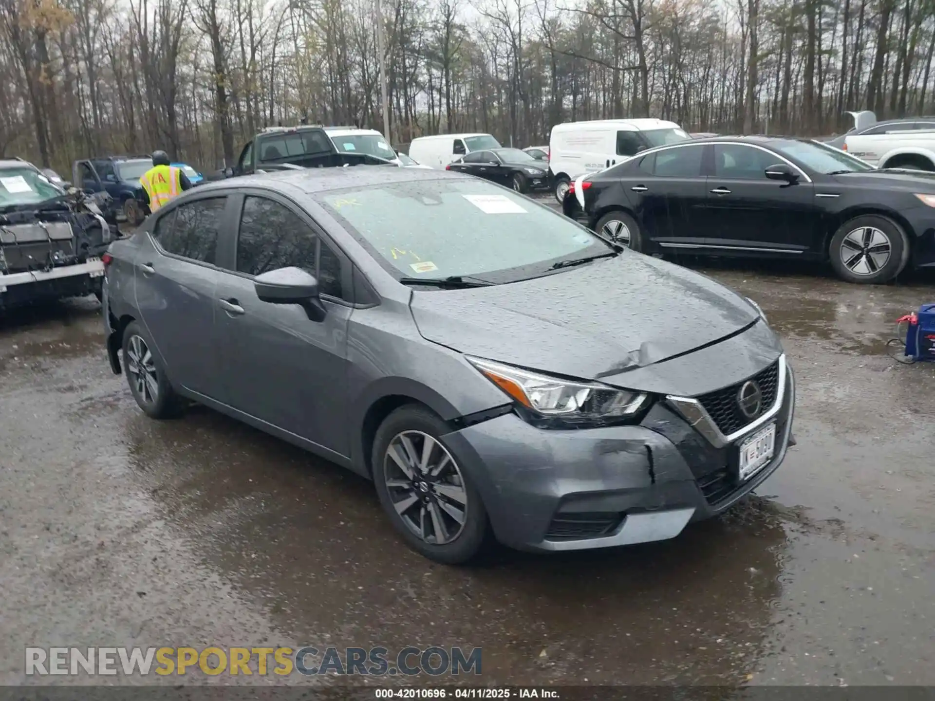 1 Photograph of a damaged car 3N1CN8EV9ML891855 NISSAN VERSA 2021