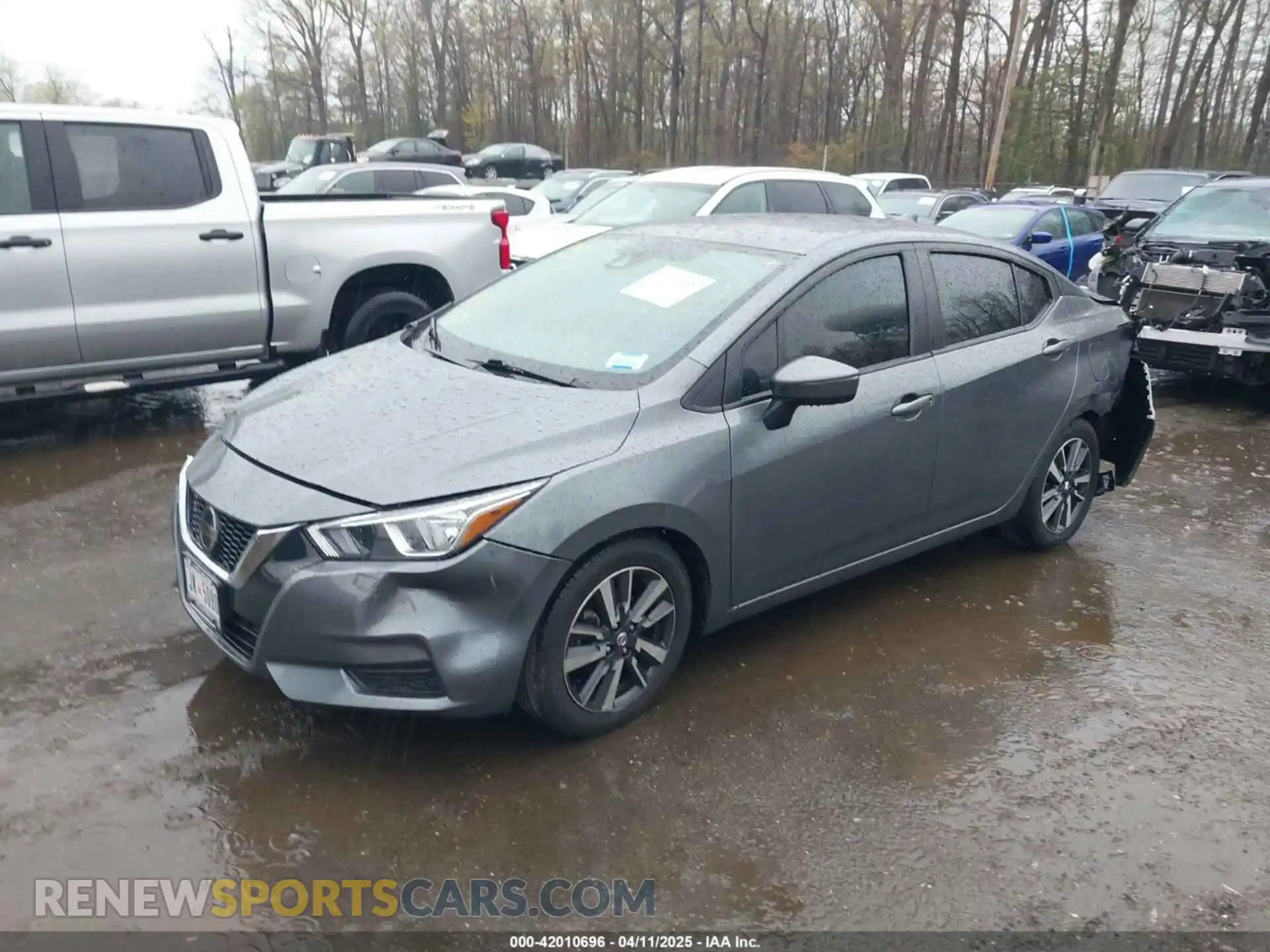 2 Photograph of a damaged car 3N1CN8EV9ML891855 NISSAN VERSA 2021