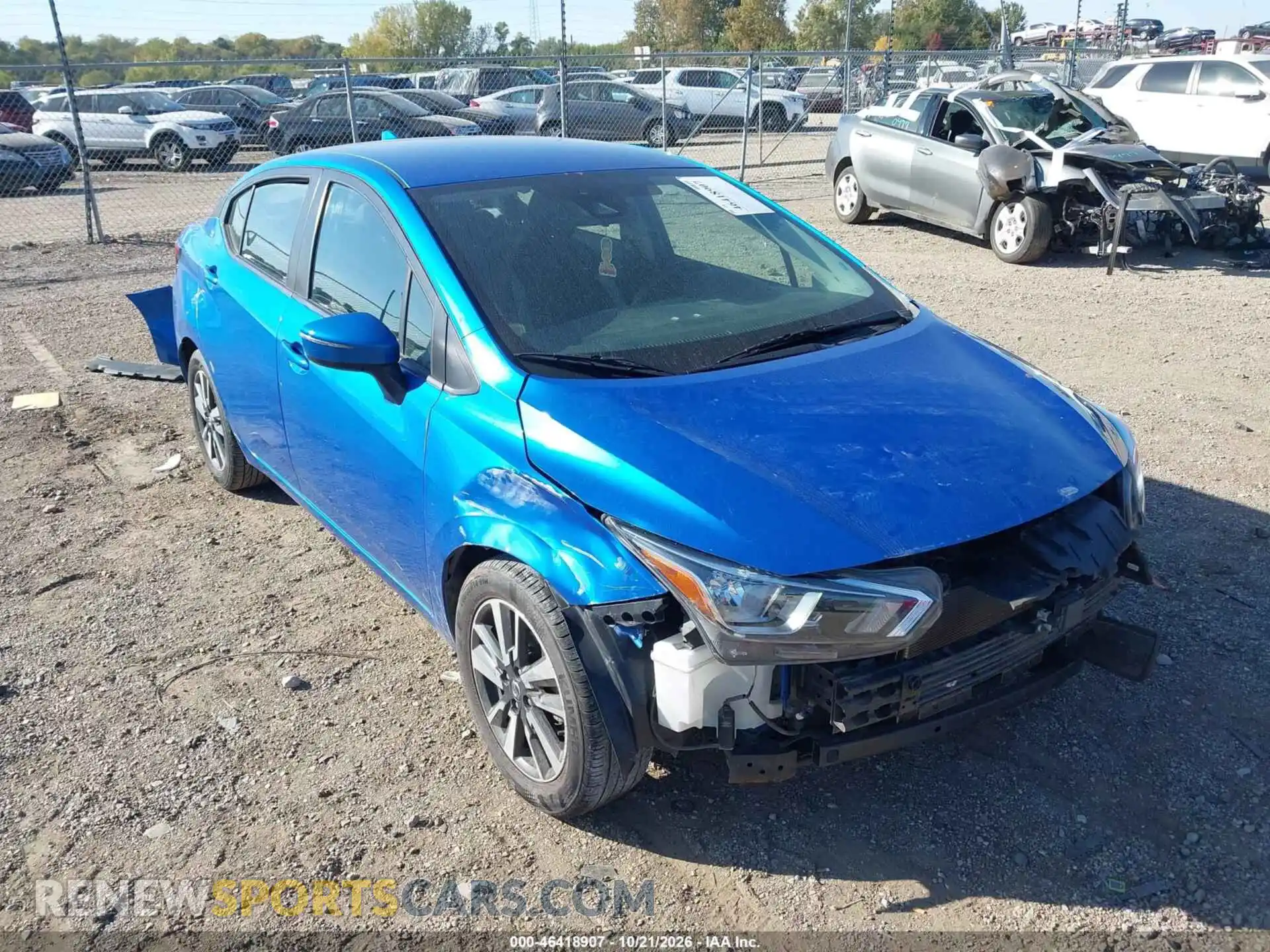 1 fotografías del automóvil dañado 3N1CN8EV9ML891936 NISSAN VERSA 2021