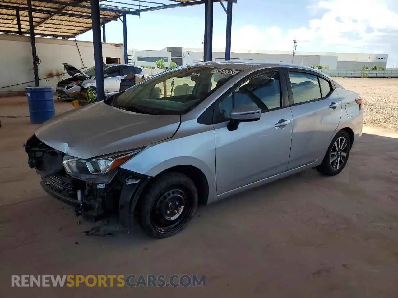 1 Photograph of a damaged car 3N1CN8EV9ML894089 NISSAN VERSA 2021